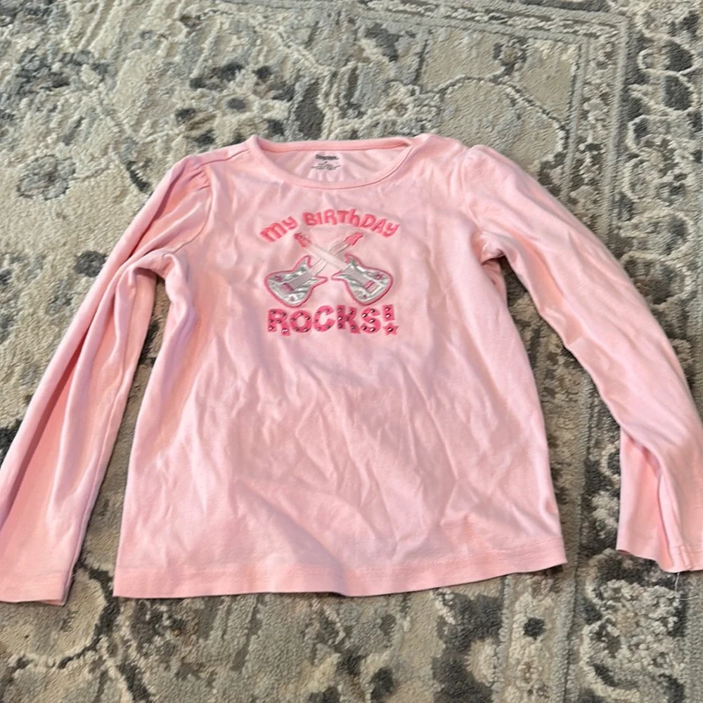 GYMBOREE My Birthday Rocks Long Sleeved Shirt